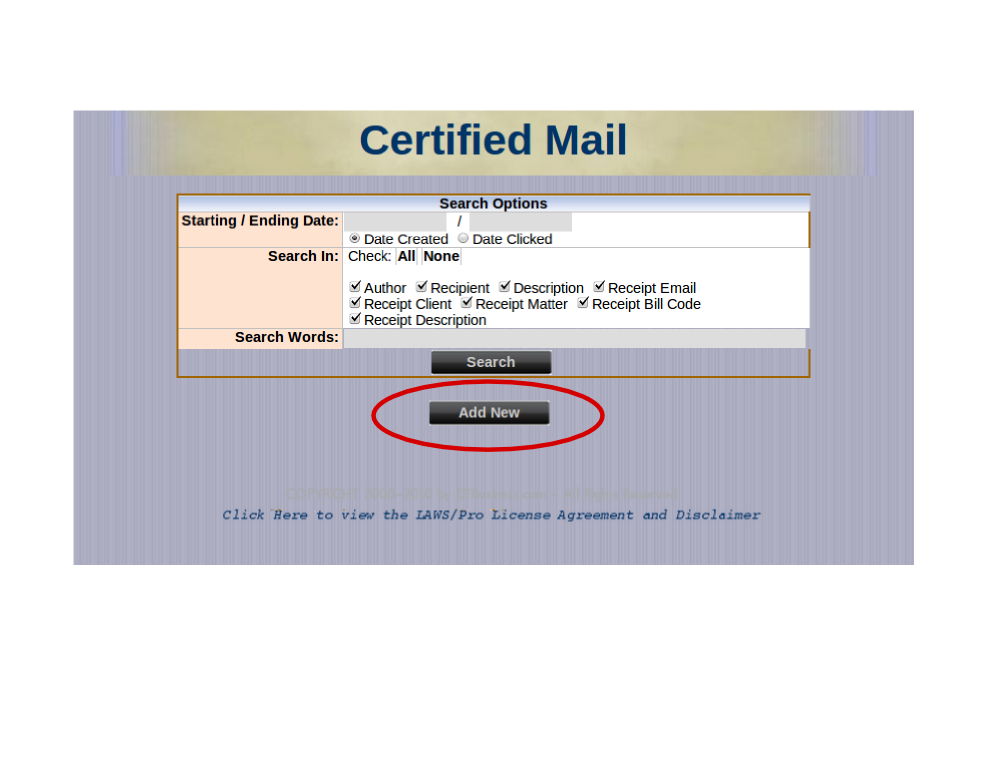 Getting to Certified Mail